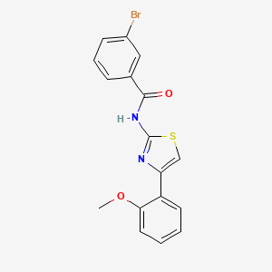 3-bromo-N-[4-(2-methoxyphenyl)-1,3-thiazol-2-yl]benzamide