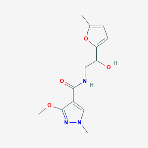 N-(2-hydroxy-2-(5-methylfuran-2-yl)ethyl)-3-methoxy-1-methyl-1H-pyrazole-4-carboxamide