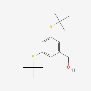 molecular formula C15H24OS2 B2442901 3,5-Bis(tert-butylthio)benzyl Alcohol CAS No. 1820673-82-2