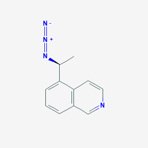 molecular formula C11H10N4 B2442903 5-[(1S)-1-Azidoethyl]isoquinoline CAS No. 2241107-41-3