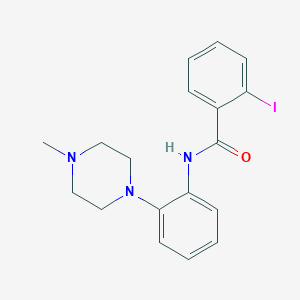 2-iodo-N-[2-(4-methylpiperazin-1-yl)phenyl]benzamide