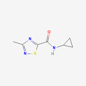 N-cyclopropyl-3-methyl-1,2,4-thiadiazole-5-carboxamide