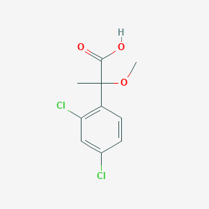 molecular formula C10H10Cl2O3 B2442960 2-(2,4-Dichlorophenyl)-2-methoxypropanoic acid CAS No. 1251256-18-4