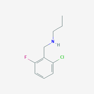 molecular formula C10H13ClFN B2442970 [(2-Chloro-6-fluorophenyl)methyl](propyl)amine CAS No. 62924-65-6
