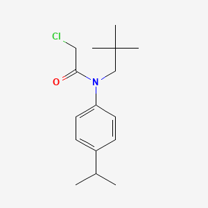molecular formula C16H24ClNO B2443004 2-Chloro-N-(2,2-dimethylpropyl)-N-(4-propan-2-ylphenyl)acetamide CAS No. 1397219-45-2