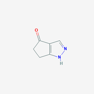 molecular formula C6H6N2O B2443005 5,6-Dihydrocyclopenta[c]pyrazol-4(1h)-one CAS No. 596844-18-7