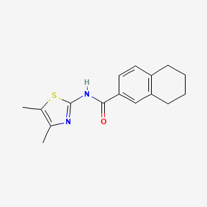 N-(4,5-dimethylthiazol-2-yl)-5,6,7,8-tetrahydronaphthalene-2-carboxamide