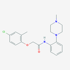 2-(4-chloro-2-methylphenoxy)-N-[2-(4-methylpiperazin-1-yl)phenyl]acetamide