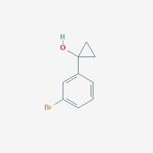 molecular formula C9H9BrO B2443085 1-(3-Bromophenyl)cyclopropan-1-ol CAS No. 1250956-44-5