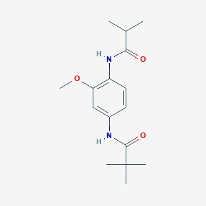 N-[4-(isobutyrylamino)-3-methoxyphenyl]-2,2-dimethylpropanamide