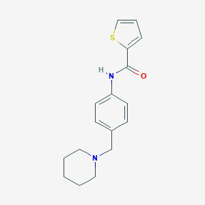 N-[4-(piperidin-1-ylmethyl)phenyl]thiophene-2-carboxamide