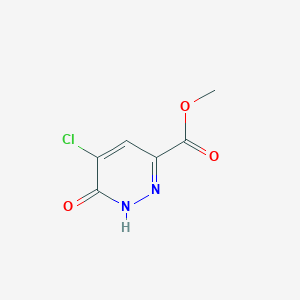 molecular formula C6H5ClN2O3 B2443121 Methyl 5-chloro-6-hydroxypyridazine-3-carboxylate CAS No. 1591827-52-9