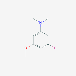 molecular formula C9H12FNO B2443135 3-氟-5-甲氧基-N,N-二甲基苯胺 CAS No. 1242339-58-7