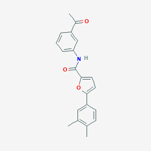 N-(3-acetylphenyl)-5-(3,4-dimethylphenyl)-2-furamide