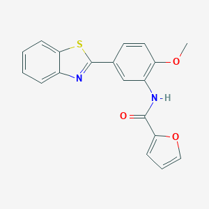 N-[5-(1,3-benzothiazol-2-yl)-2-methoxyphenyl]-2-furamide