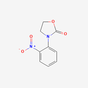 molecular formula C9H8N2O4 B2443186 3-(2-Nitrophenyl)-1,3-oxazolidin-2-one CAS No. 90417-72-4