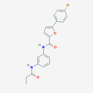 5-(4-bromophenyl)-N-[3-(propanoylamino)phenyl]furan-2-carboxamide