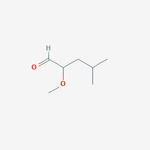 molecular formula C7H14O2 B2443232 2-Methoxy-4-methylpentanal CAS No. 1545048-99-4