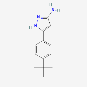 3-(4-tert-butylphenyl)-1H-pyrazol-5-amine