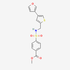 Methyl 4-[[4-(furan-3-yl)thiophen-2-yl]methylsulfamoyl]benzoate