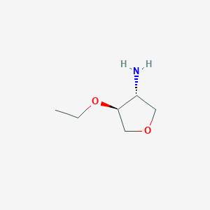 trans-4-Ethoxytetrahydro-3-furanamine