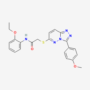 N-(2-ethoxyphenyl)-2-((3-(4-methoxyphenyl)-[1,2,4]triazolo[4,3-b]pyridazin-6-yl)thio)acetamide