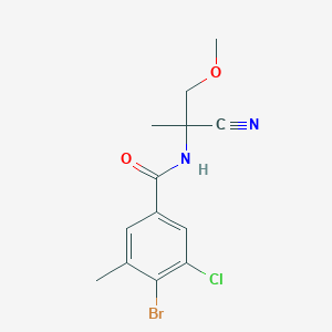 4-bromo-3-chloro-N-(1-cyano-2-methoxy-1-methylethyl)-5-methylbenzamide
