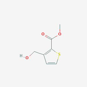 molecular formula C7H8O3S B2443338 Methyl 3-(hydroxymethyl)-2-thiophenecarboxylate CAS No. 452979-16-7