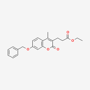 ethyl 3-[7-(benzyloxy)-4-methyl-2-oxo-2H-chromen-3-yl]propanoate