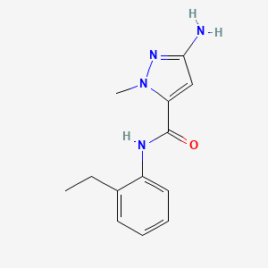 3-amino-N-(2-ethylphenyl)-1-methyl-1H-pyrazole-5-carboxamide