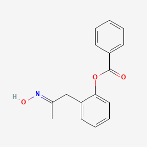 (E)-2-(2-(hydroxyimino)propyl)phenyl benzoate