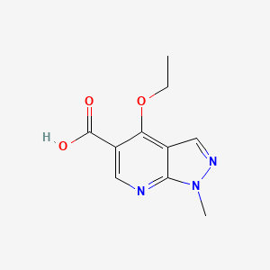 4-ethoxy-1-methyl-1H-pyrazolo[3,4-b]pyridine-5-carboxylic acid