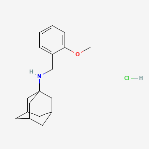 molecular formula C18H26ClNO B2443435 1-Adamantyl(2-methoxybenzyl)amine CAS No. 820245-49-6