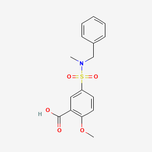 5-[Benzyl(methyl)sulfamoyl]-2-methoxybenzoic acid