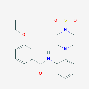 3-ethoxy-N-{2-[4-(methylsulfonyl)piperazin-1-yl]phenyl}benzamide