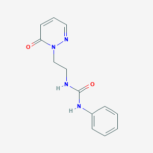 1-(2-(6-oxopyridazin-1(6H)-yl)ethyl)-3-phenylurea