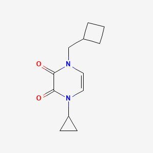 1-(Cyclobutylmethyl)-4-cyclopropylpyrazine-2,3-dione