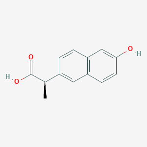 molecular formula C13H12O3 B024435 (R)-去甲萘普生 CAS No. 123050-98-6