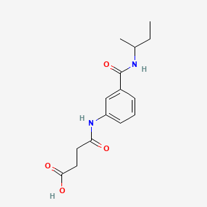 molecular formula C15H20N2O4 B2443504 4-{3-[(Sec-butylamino)carbonyl]anilino}-4-oxobutanoic acid CAS No. 940519-83-5