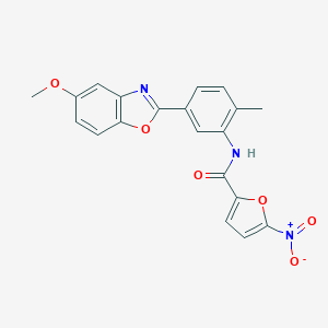 5-nitro-N-[5-(5-methoxy-1,3-benzoxazol-2-yl)-2-methylphenyl]-2-furamide