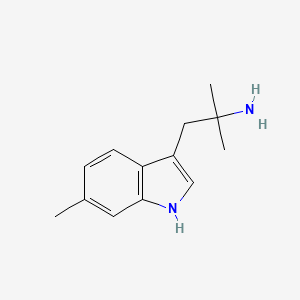 2-methyl-1-(6-methyl-1H-indol-3-yl)propan-2-amine