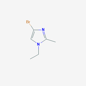 molecular formula C6H9BrN2 B2443541 4-Bromo-1-ethyl-2-methyl-1H-imidazole CAS No. 1049117-83-0