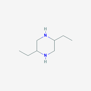 molecular formula C8H18N2 B2443570 2,5-二乙基哌嗪 CAS No. 23703-03-9