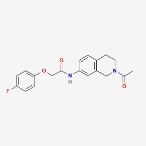 N-(2-acetyl-1,2,3,4-tetrahydroisoquinolin-7-yl)-2-(4-fluorophenoxy)acetamide