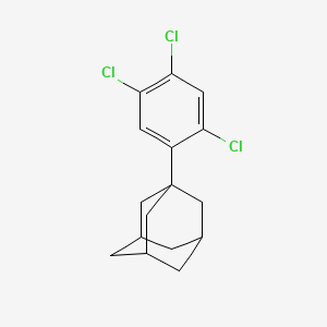 molecular formula C16H17Cl3 B2443593 1-(2,4,5-三氯苯基)金刚烷 CAS No. 330577-78-1