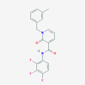 1-(3-methylbenzyl)-2-oxo-N-(2,3,4-trifluorophenyl)-1,2-dihydropyridine-3-carboxamide