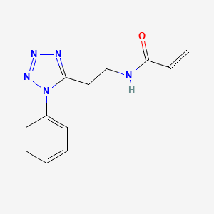 N-[2-(1-phenyl-1H-1,2,3,4-tetrazol-5-yl)ethyl]prop-2-enamide