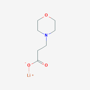 molecular formula C7H12LiNO3 B2443624 3-吗啉丙酸锂 CAS No. 1624261-85-3