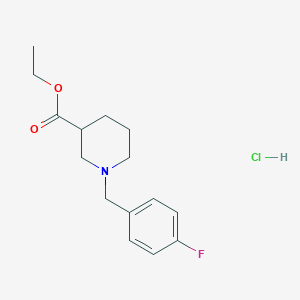 Ethyl 1-(4-fluorobenzyl)piperidine-3-carboxylate hydrochloride