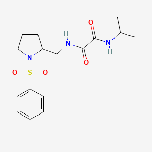 N1-isopropyl-N2-((1-tosylpyrrolidin-2-yl)methyl)oxalamide